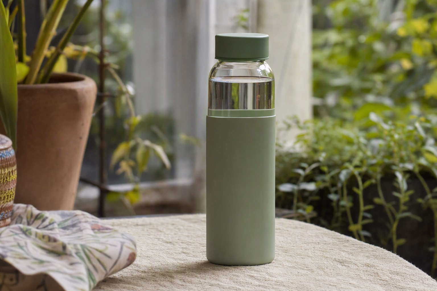 Jolora Clear 550 bottle with sage sleeve
